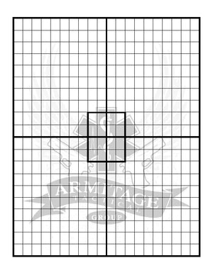 Armitage Tactical "Call Your Shot" Drill Target - 8.5" x 11"